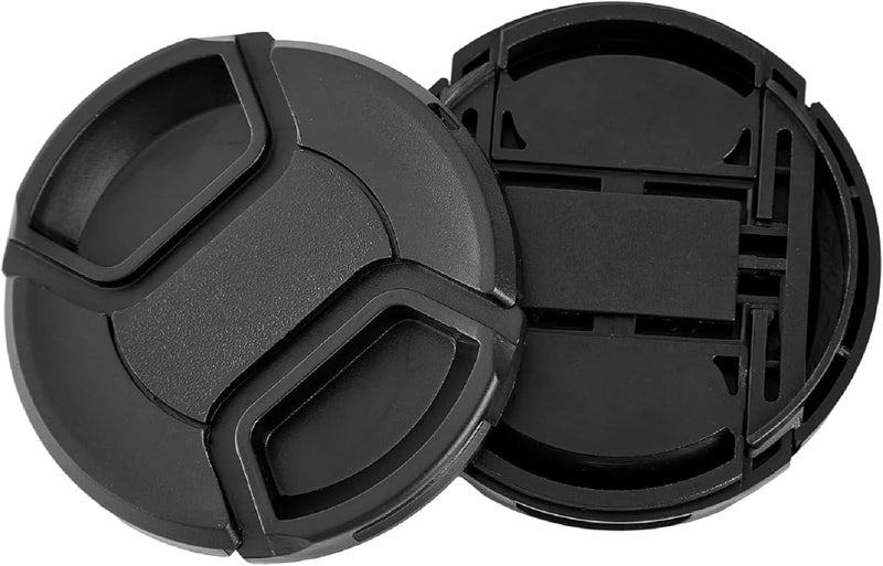 ZZJMCH 40.5mm Snap-on Lens Cap Cover with Keeper for Sony E-Mount 16-50mm F3.5-5.6 Lens for Sony Alpha a6600 a6500 a6300 a6100 a6000 a5100 a5000 Camera, ULBTER Lens Cap & Lens Cover Leash -2 Pack - Image 2